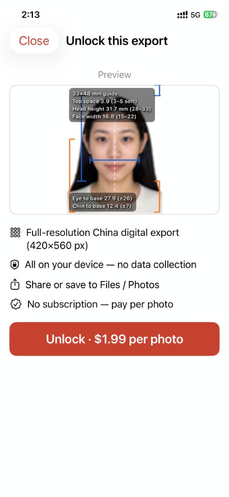 Unlock this export sheet with benefits and price